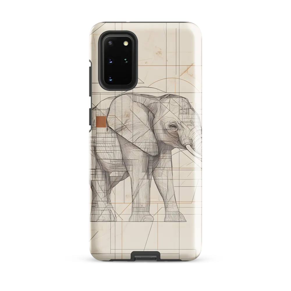 Geometric Elegance: The Steel Elephant