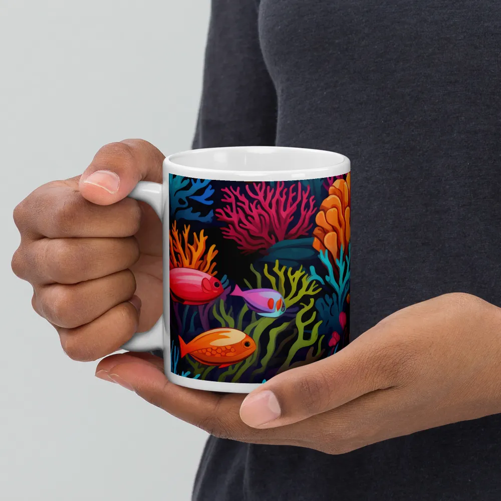 Underwater Harmony: A Coral Reef Wonderland | Mugs | Multiple Sizes & Colors