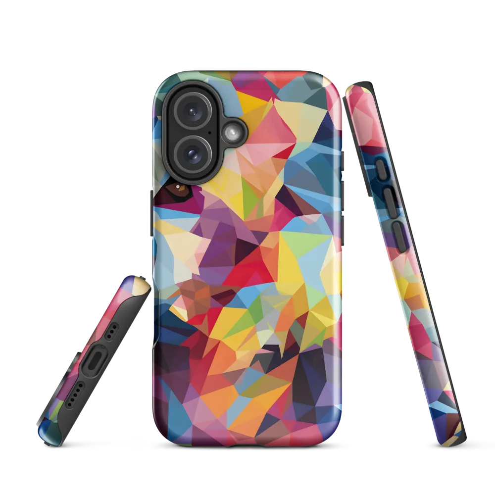 Playful Geometry: The Bear's Face | Phone Case |  16 | Tough Case | Glossy