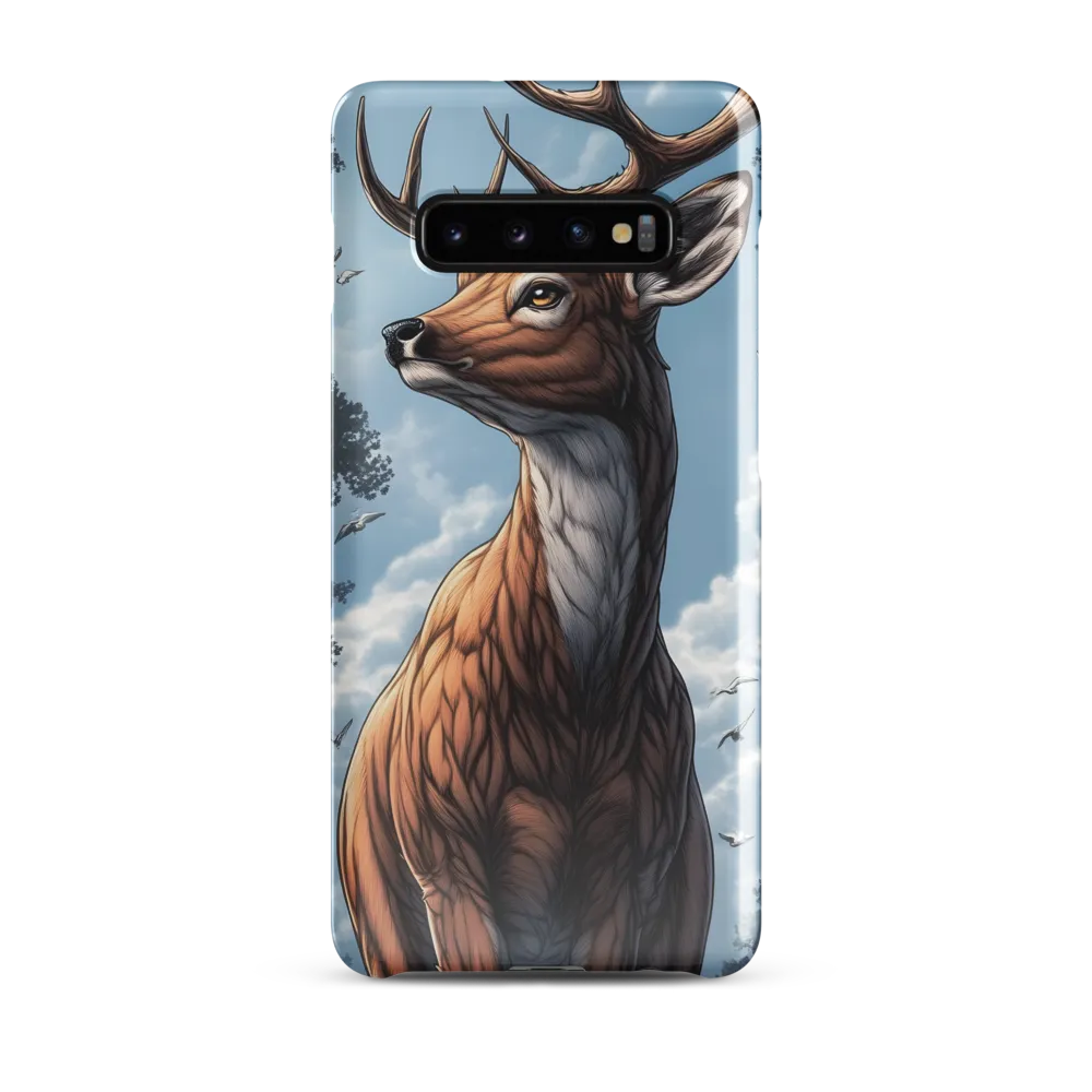 Majestic Serenity: The Deer in Nature | Phone Case |  S10 Plus | Snap Case | Glossy