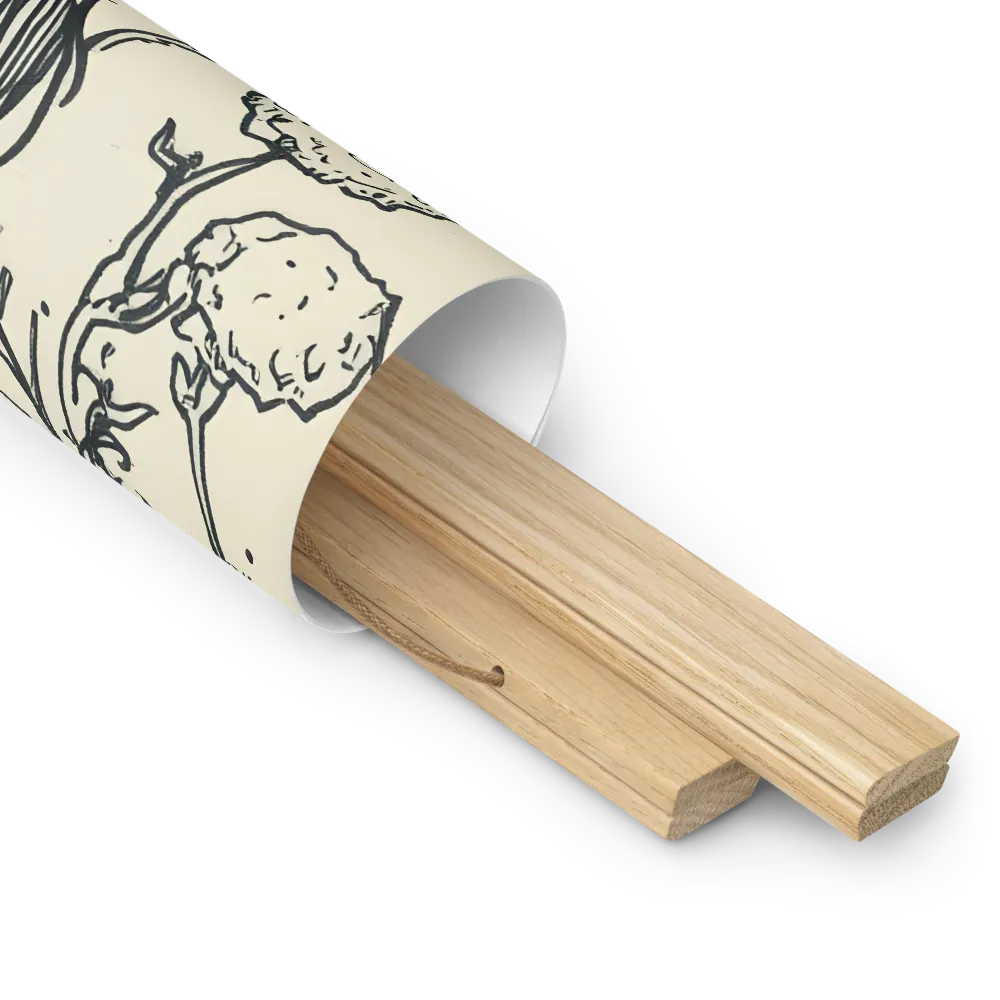 A Young Guardian of Nature | Poster With Oak Wood Hanger | 18″×18″