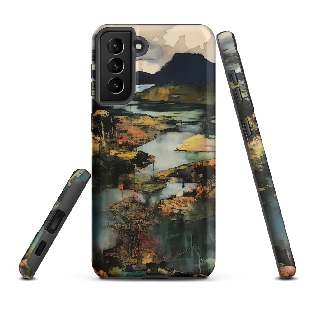 Harmony of Nature: An Abstract Journey | Phone Case |  S21 Plus | Tough Case | Matte