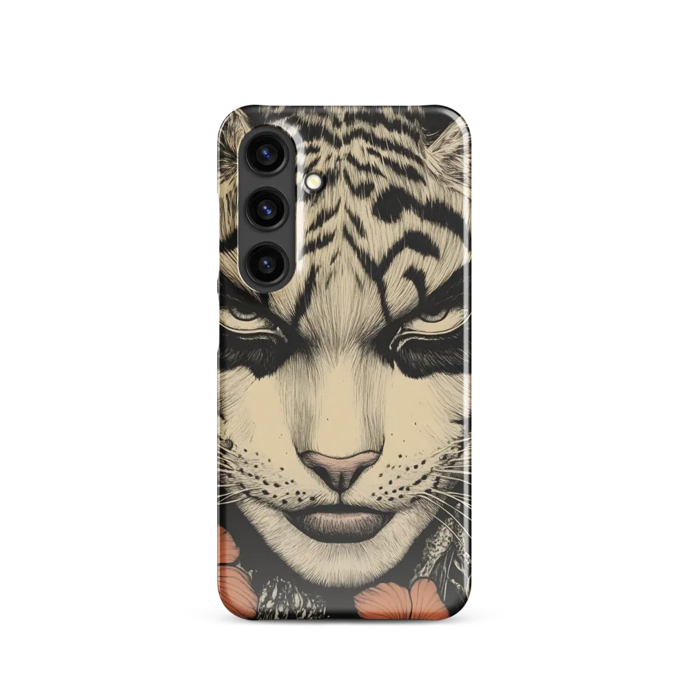 Feline Majesty: The Human-Leopard Connection | Phone Case |  S24 | Snap Case | Glossy