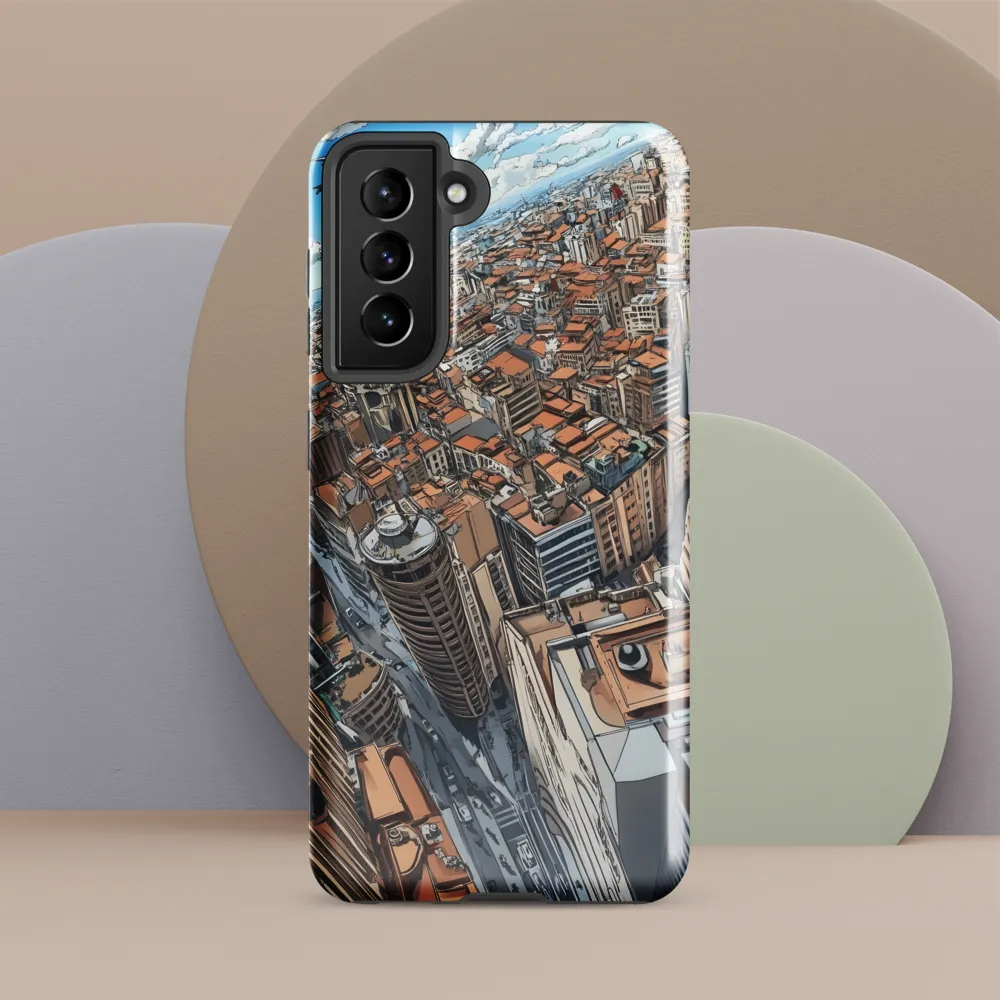 Aerial Symphony of Urban Life