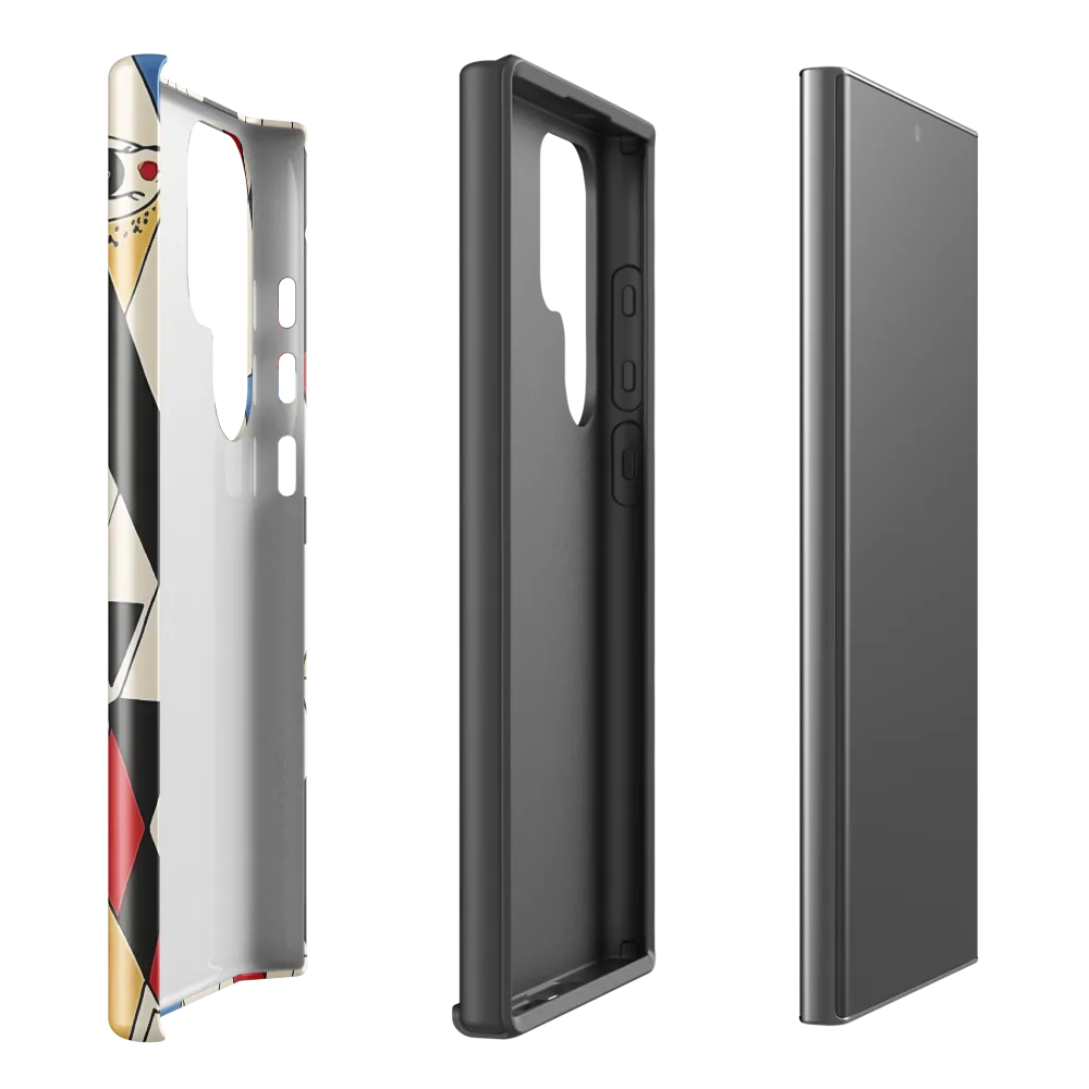 Dynamic Geometric Symphony | Phone Case |  S23 Ultra | Tough Case | Glossy