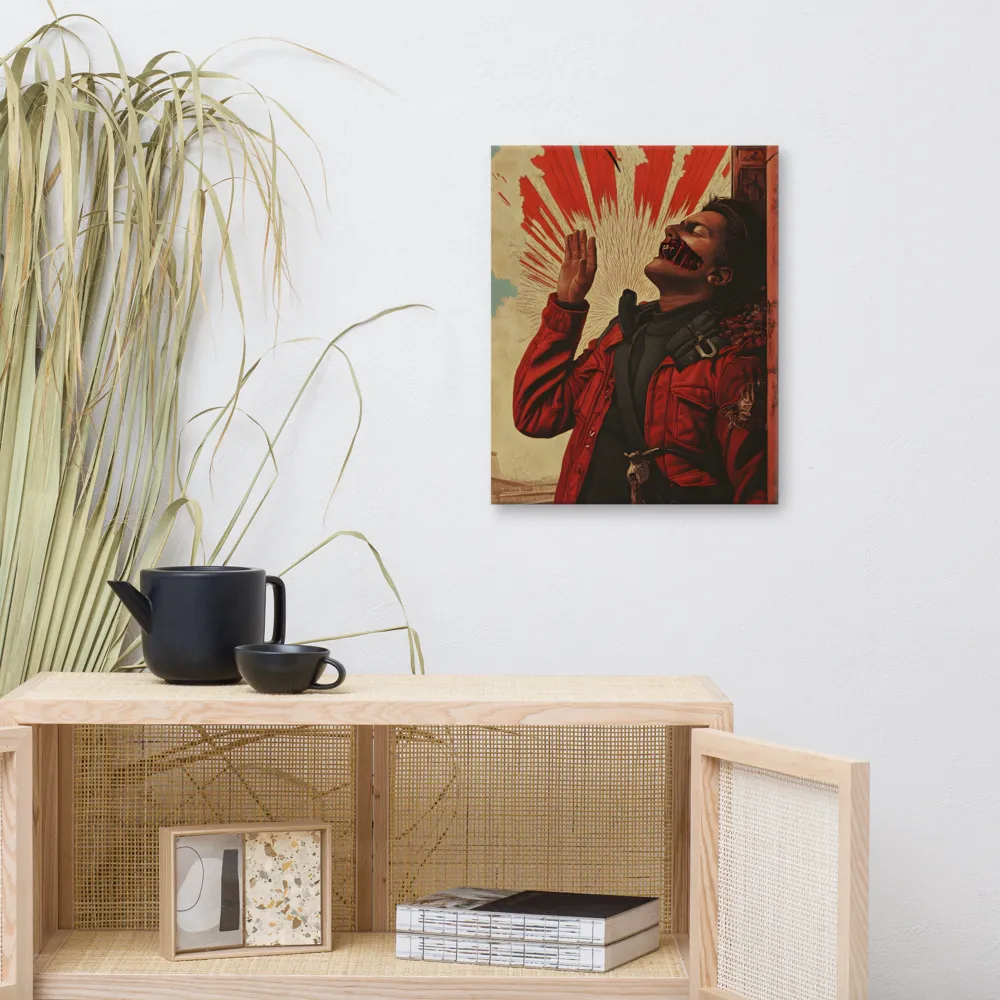 Defiant Echoes of Ruin | Canvas | 16″×20″