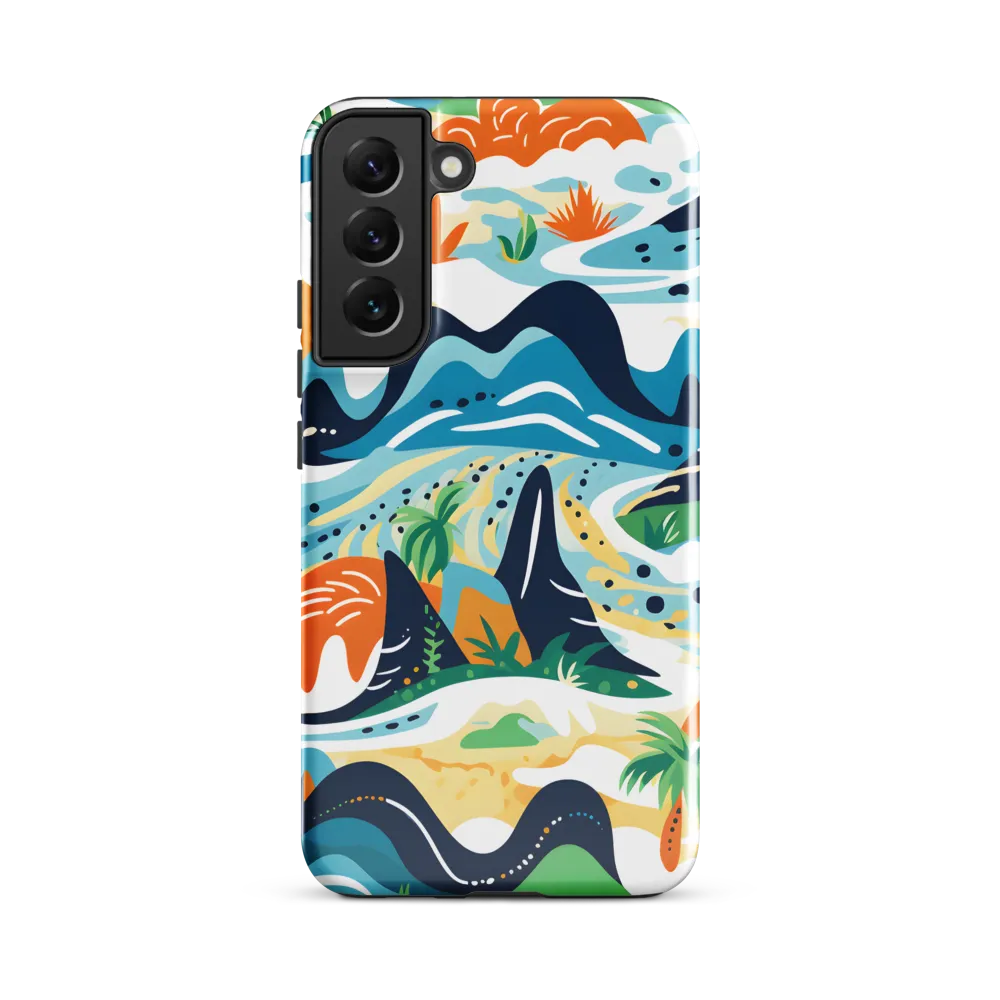 Abstract Tropical Landscape
