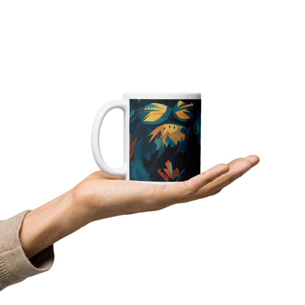 Wild Fusion: The Abstract Wolf | Mugs | Multiple Sizes & Colors