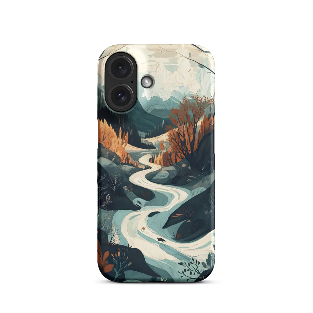 Winding Serenity: A Digital Landscape
