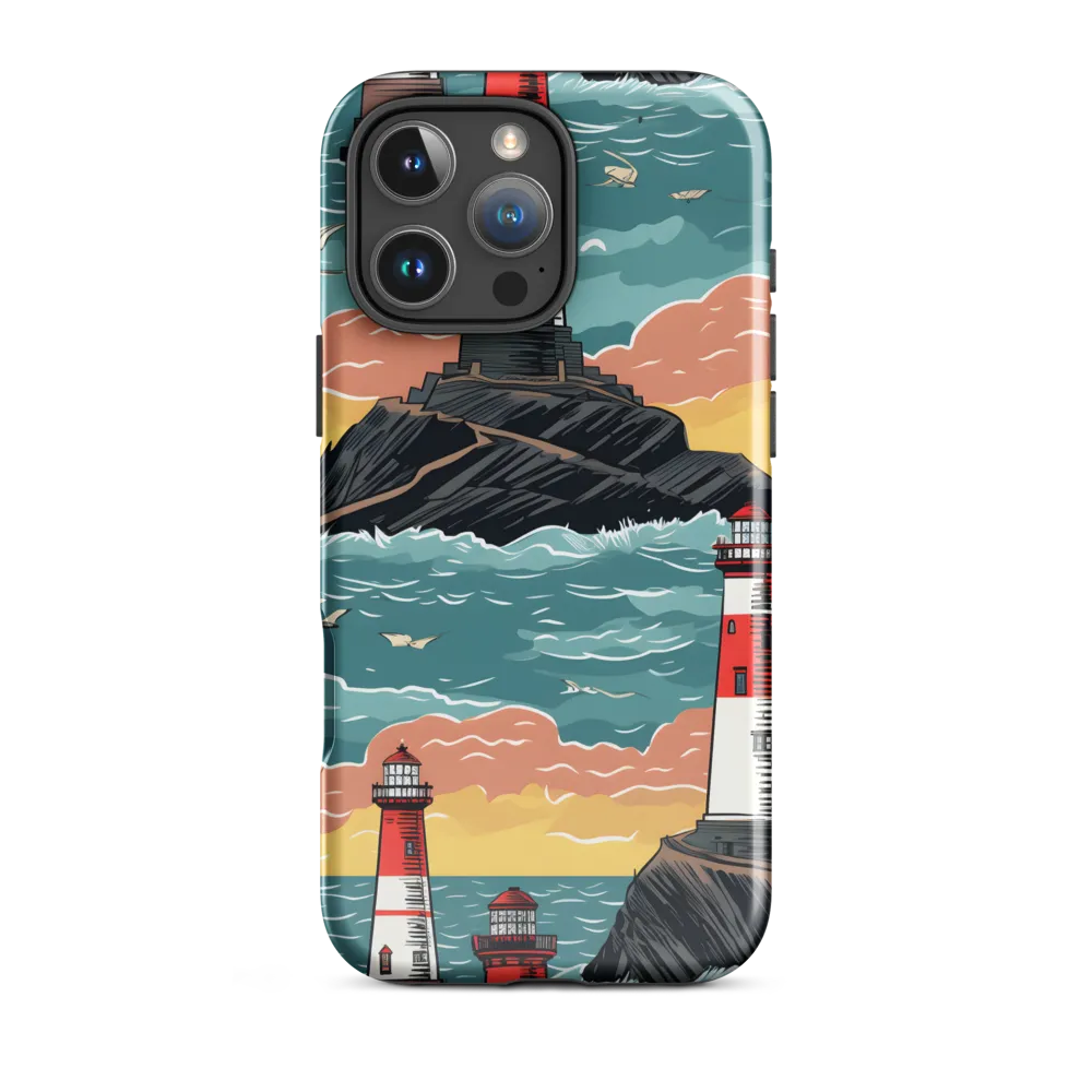 Lighthouses in a Whimsical Ocean
