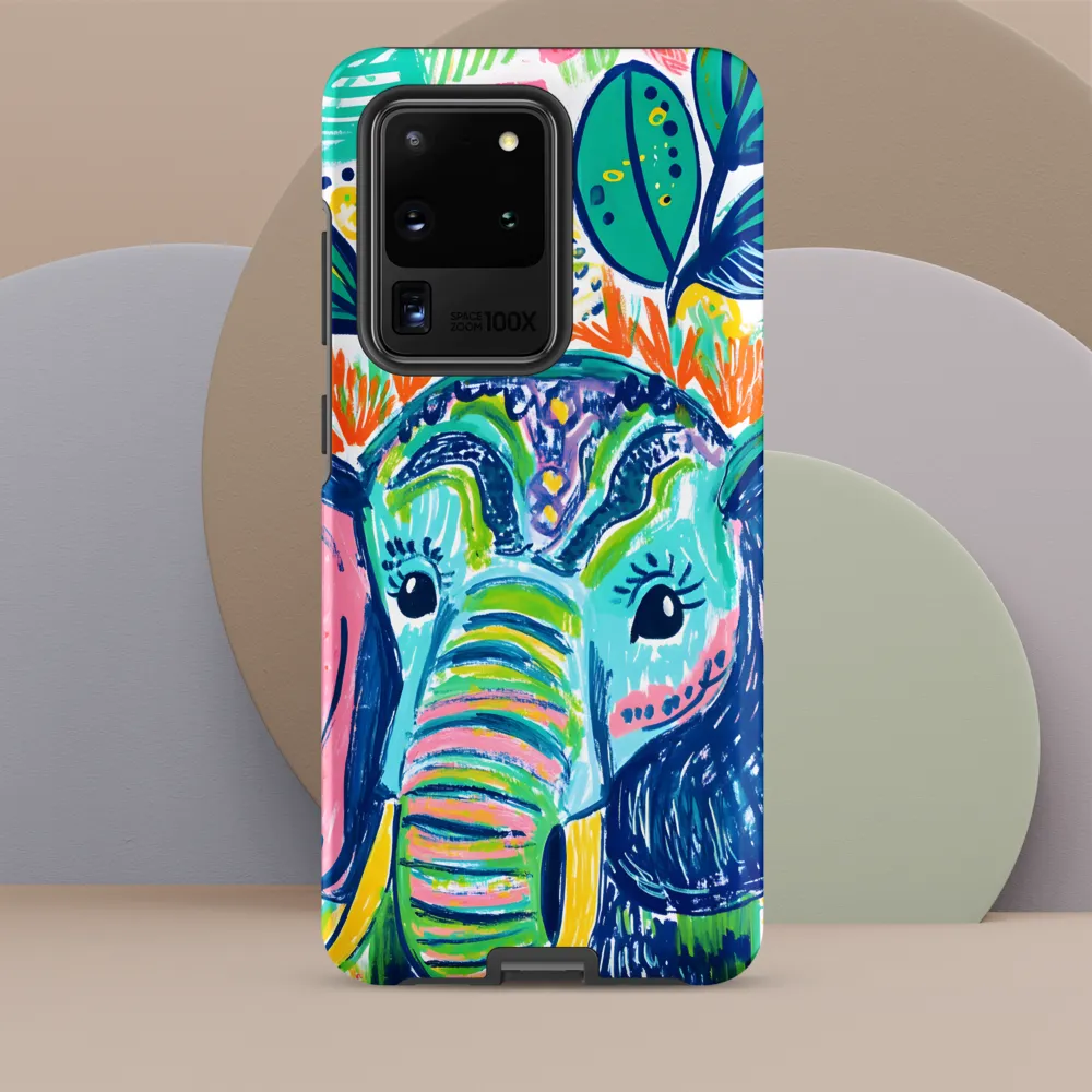 Whimsical Elephant Portrait