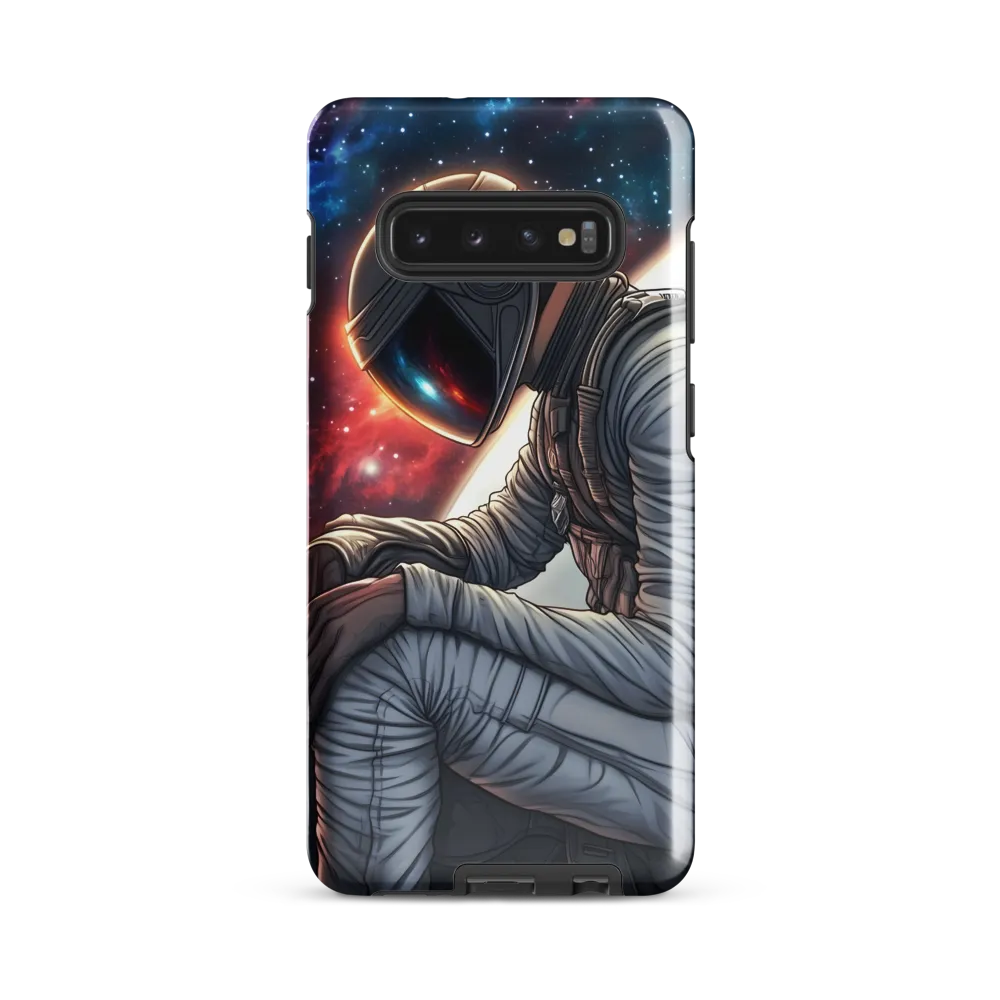 Contemplation in the Cosmos | Phone Case |  S10 Plus | Tough Case | Glossy