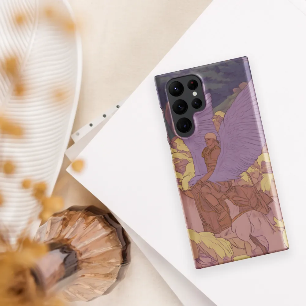 The Winged Guardian | Phone Case |  S22 Ultra | Snap Case | Matte