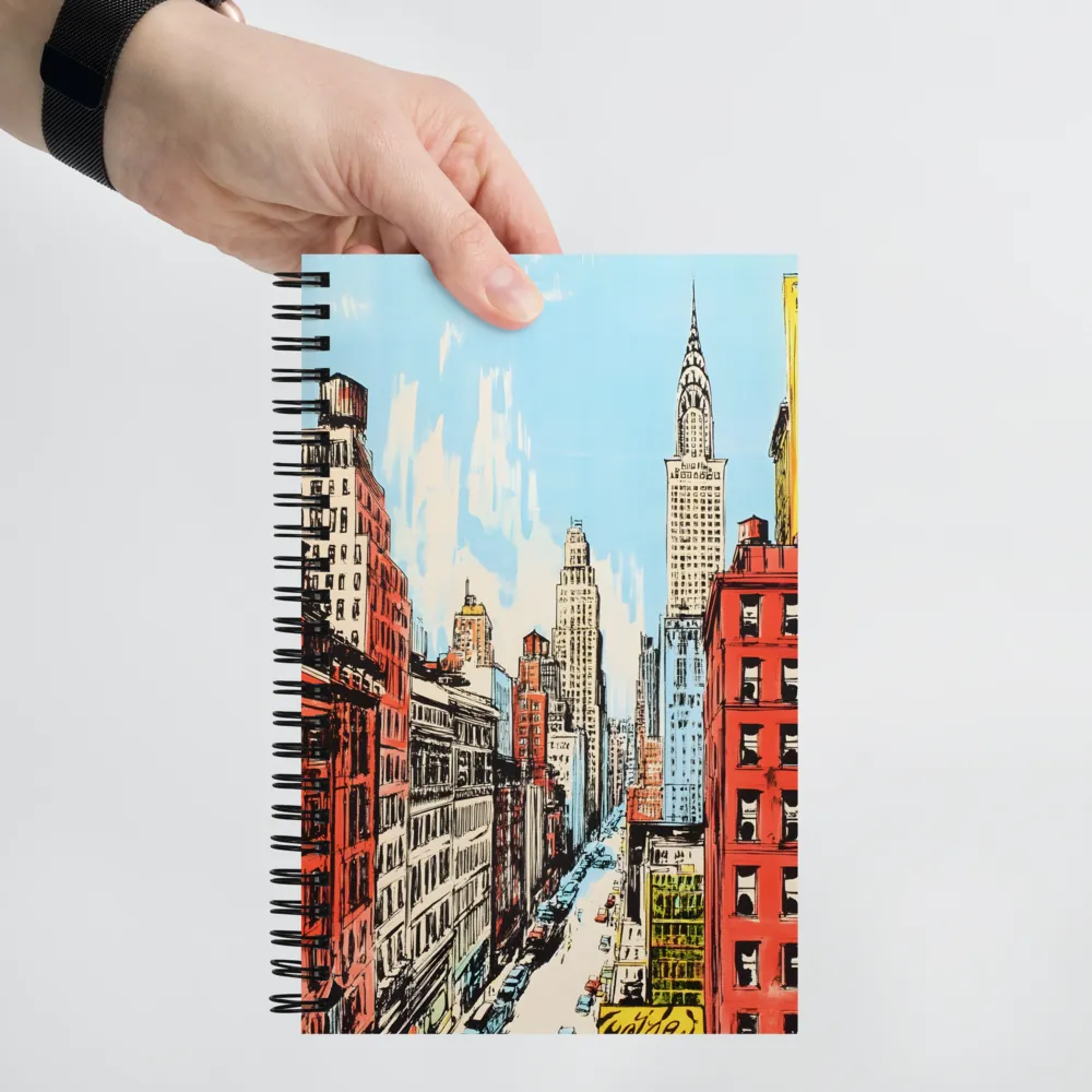 Urban Symphony: A City in Color | Spiral Notebook