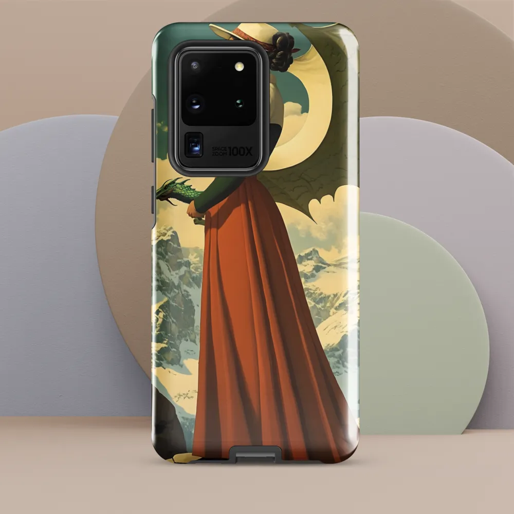 Mystic Harmony: The Dragon Keeper | Phone Case |  S20 Ultra | Tough Case | Glossy