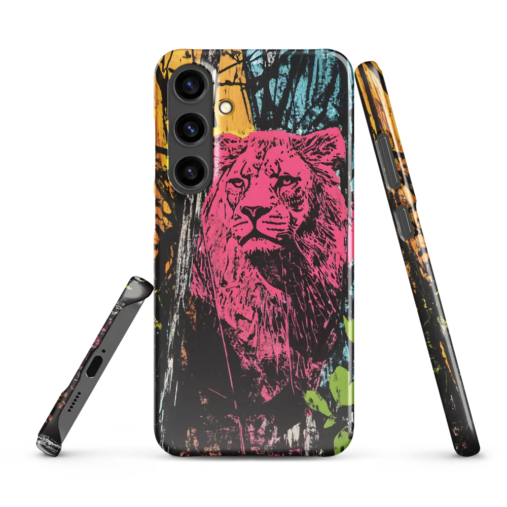 Fierce Vibrance: The Pink Lion