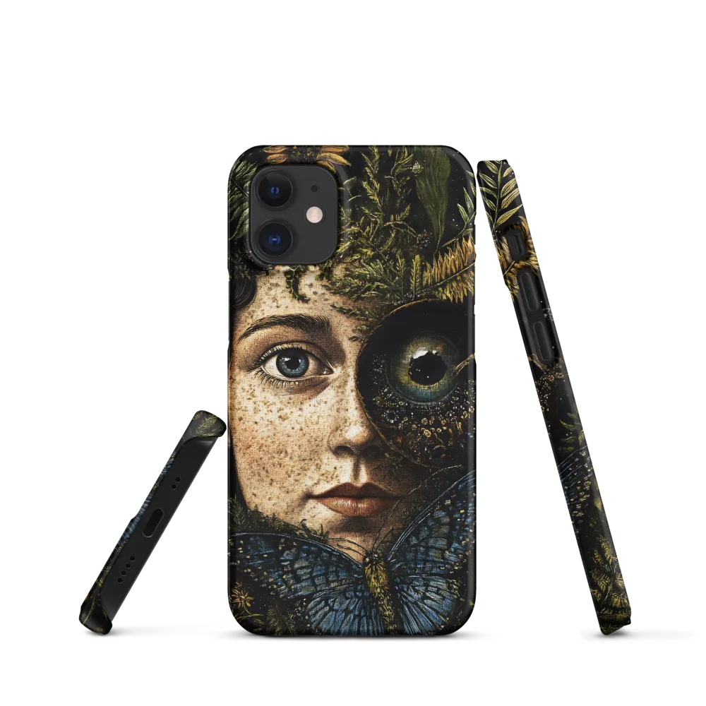 Nature's Embrace: A Surreal Portrait | Phone Case |  12 Mini | Snap Case | Matte