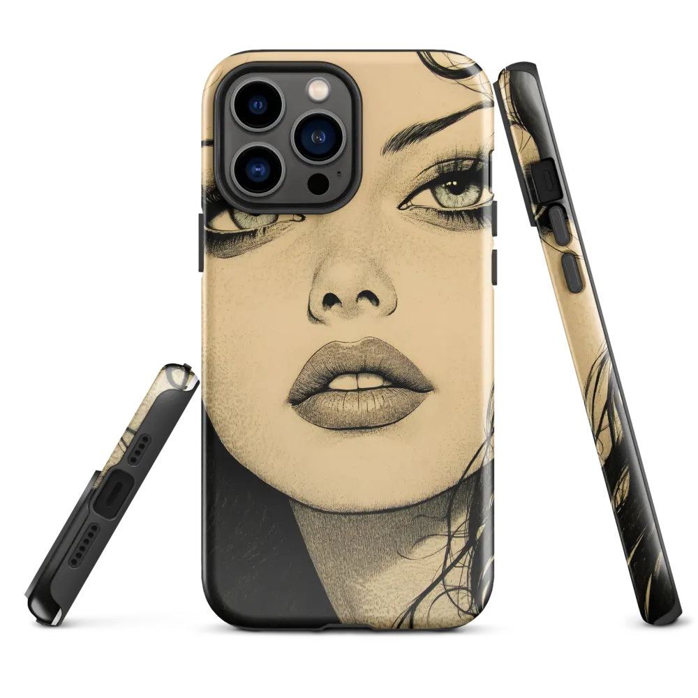 Enigmatic Gaze | Phone Case |  13 Pro Max | Tough Case | Glossy