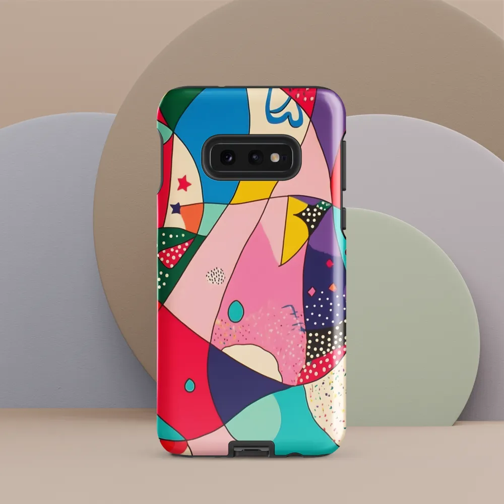 Playful Geometry in Color | Phone Case |  S10e | Tough Case | Glossy