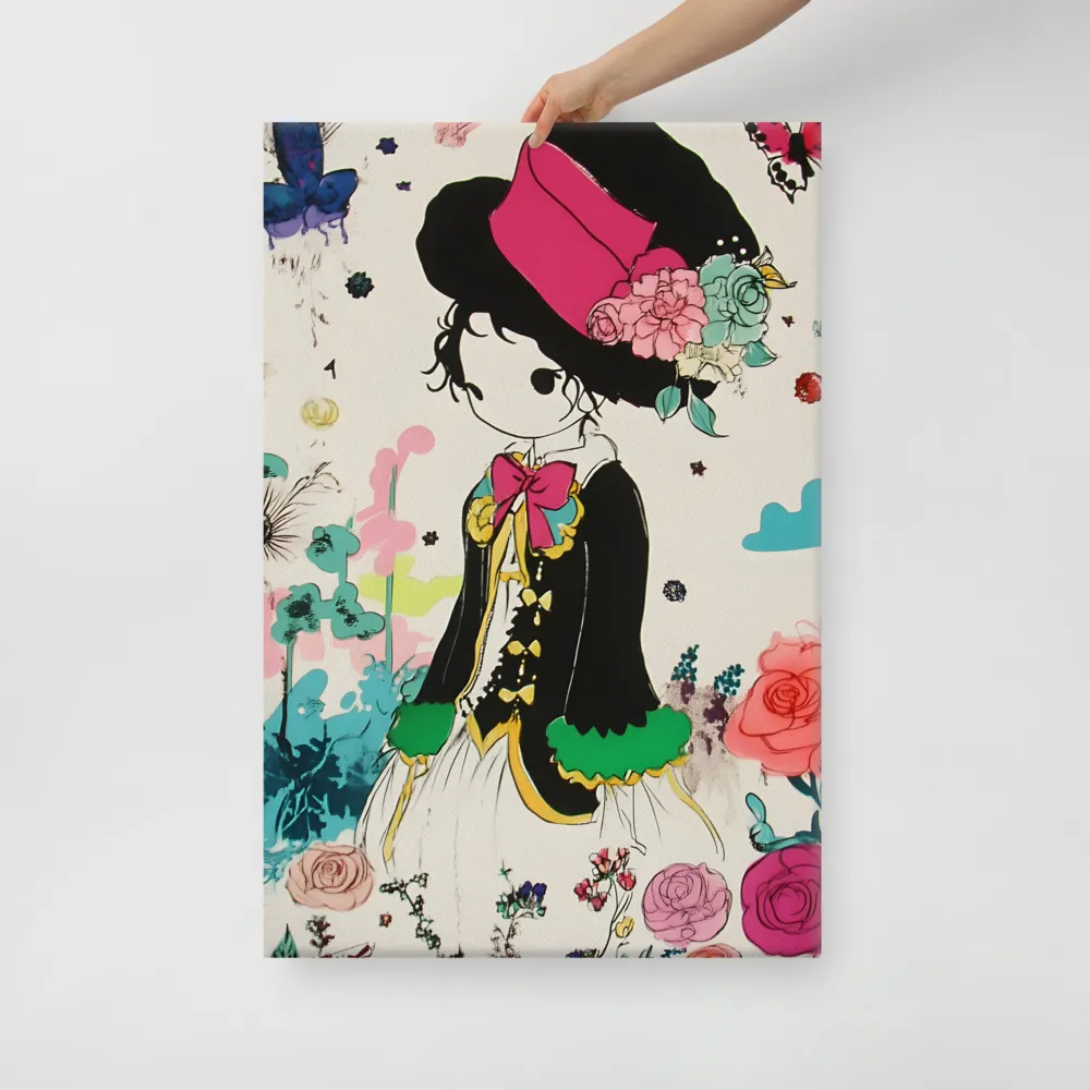 Whimsical Garden Reverie | Canvas | 24″×36″