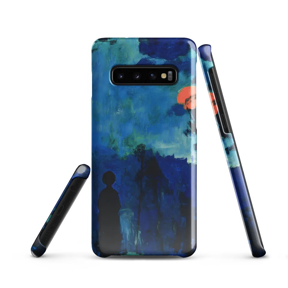 Solitude in Blue | Phone Case |  S10 | Snap Case | Glossy
