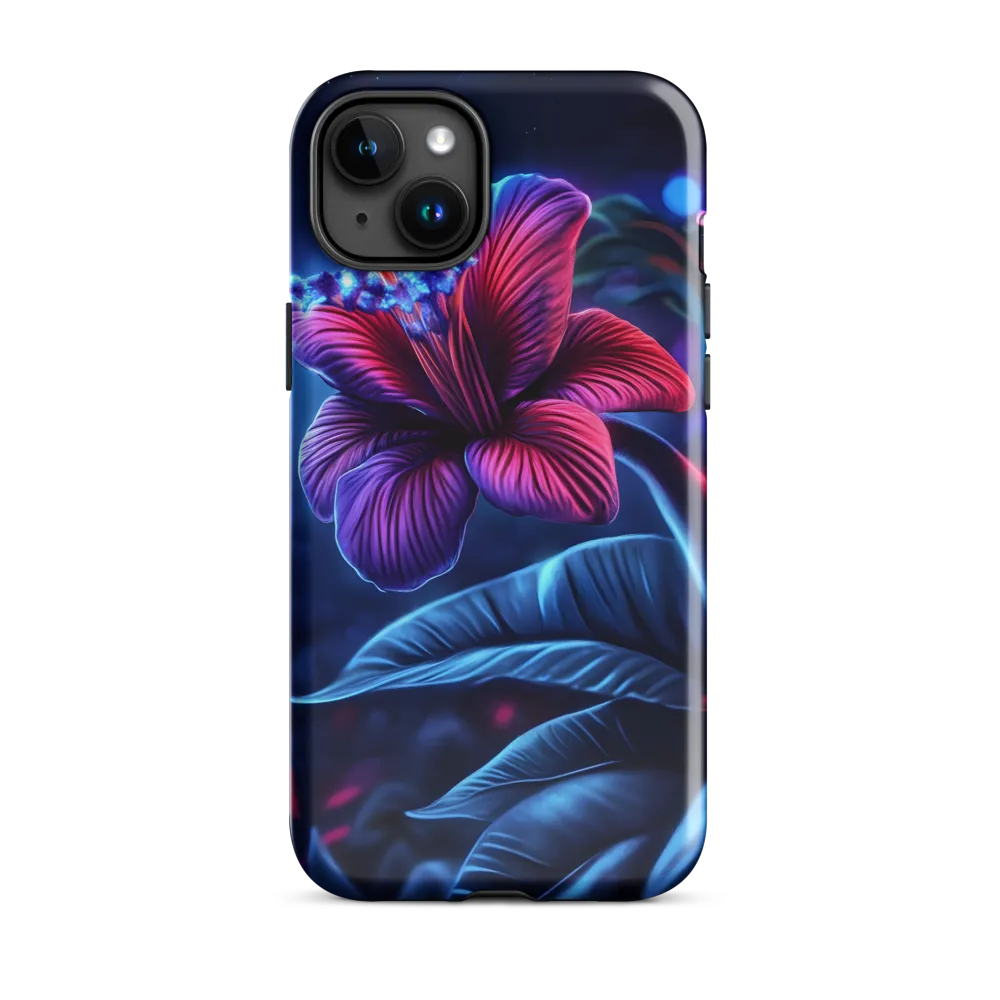 Illuminated Serenity: The Surreal Blossom
