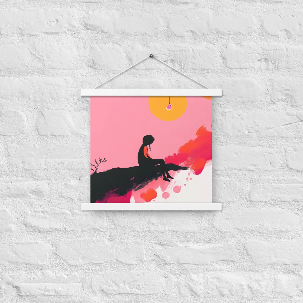 Whispers of the Sun | Poster With White Wood Hanger | 14″×14″