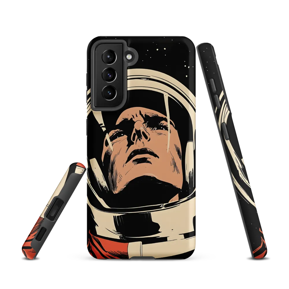 Gaze of the Astronaut | Phone Case |  S21 | Tough Case | Matte