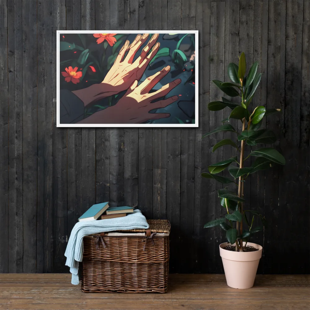 Whispers of Nature | Canvas with White Frame | 24″×36″