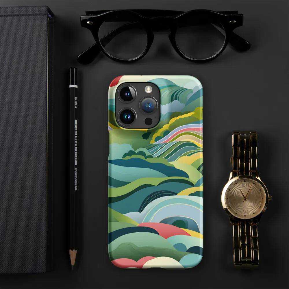 Waves of Serenity | Phone Case |  15 Pro Max | Snap Case | Matte