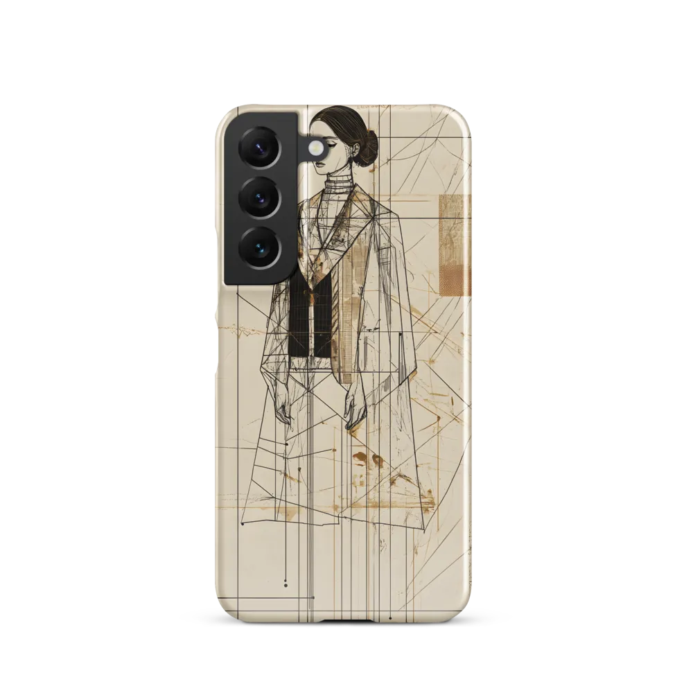 Elegance in Lines | Phone Case |  S22 | Snap Case | Glossy