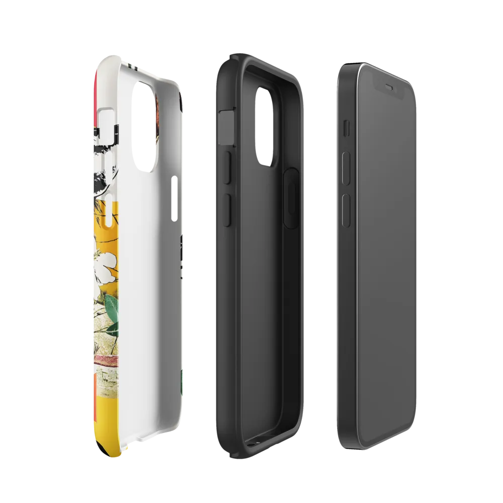 Vibrant Harmony: The Deer in Nature | Phone Case |  12 mini | Tough Case | Glossy