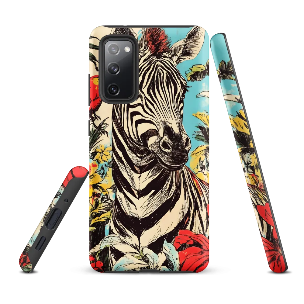 Zebra in Tropical Reverie