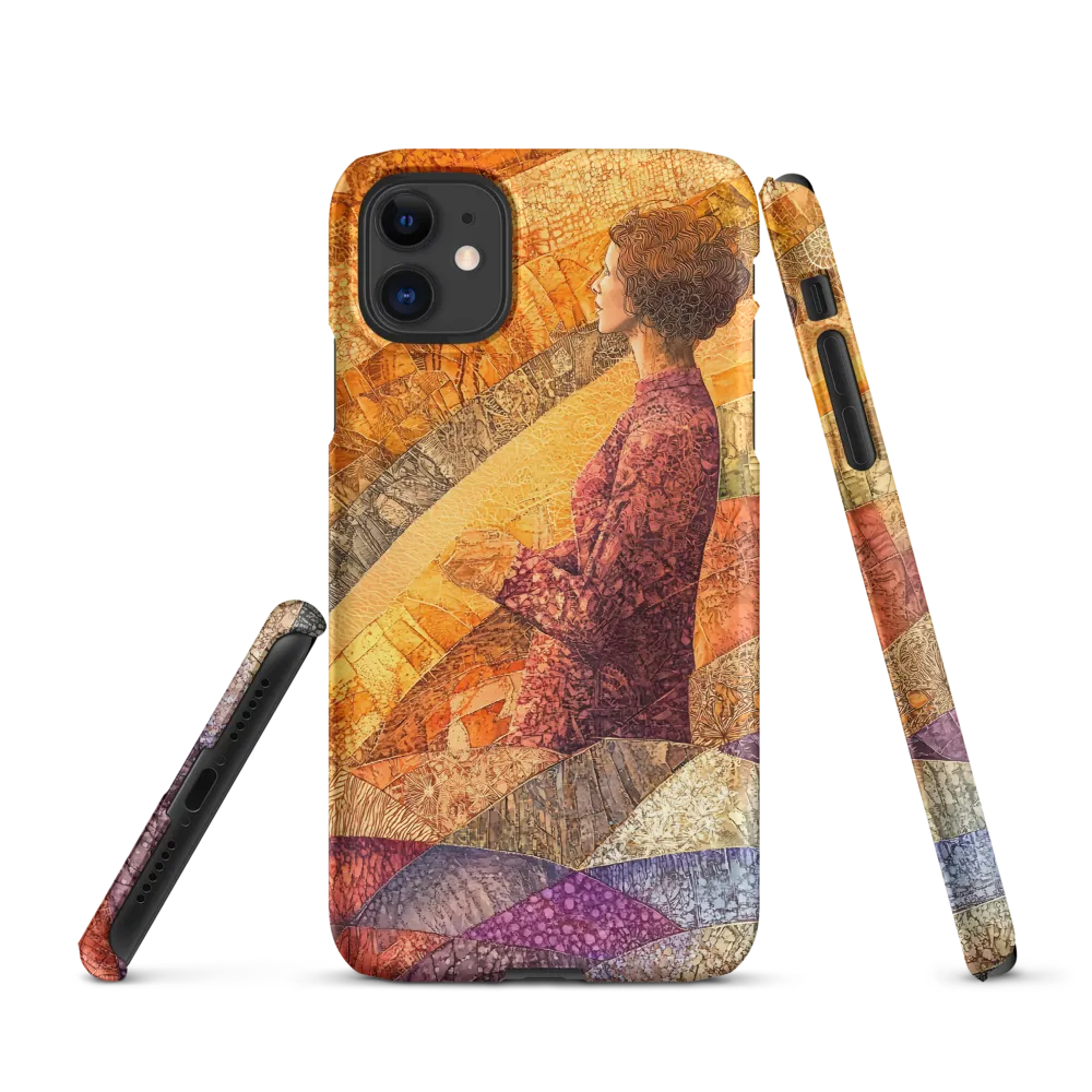 Whispers of Contemplation | Phone Case |  11 | Snap Case | Matte