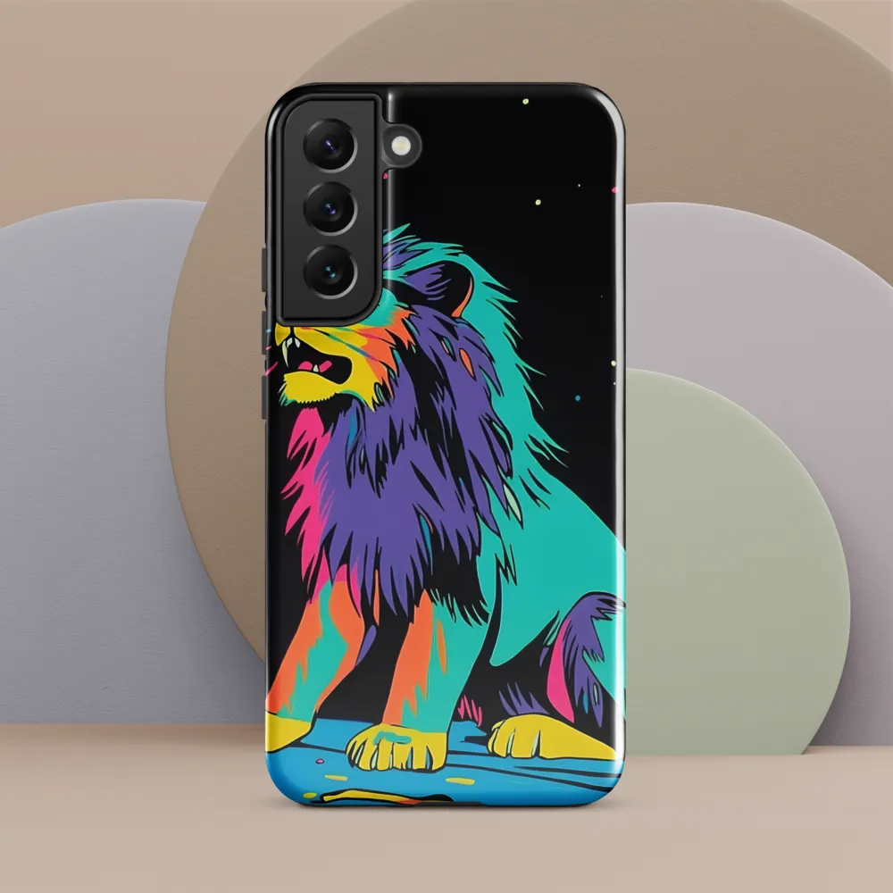 Roaring Colors: The Neon Lion