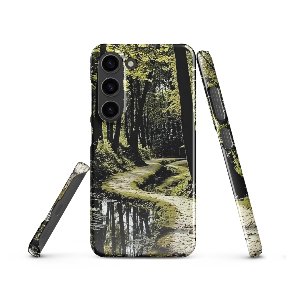 Whispers of the Forest Path | Phone Case |  S23 | Snap Case | Glossy