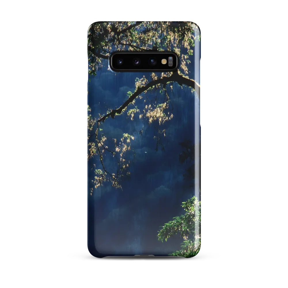 Whispers of Nature: The Silhouette of Serenity | Phone Case |  S10 Plus | Snap Case | Glossy