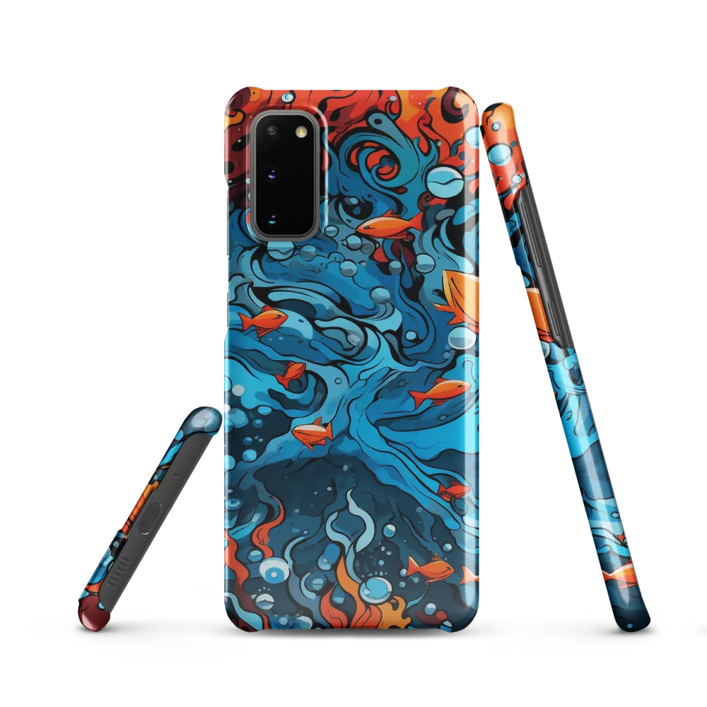 Fluid Harmony: Ocean and Flames