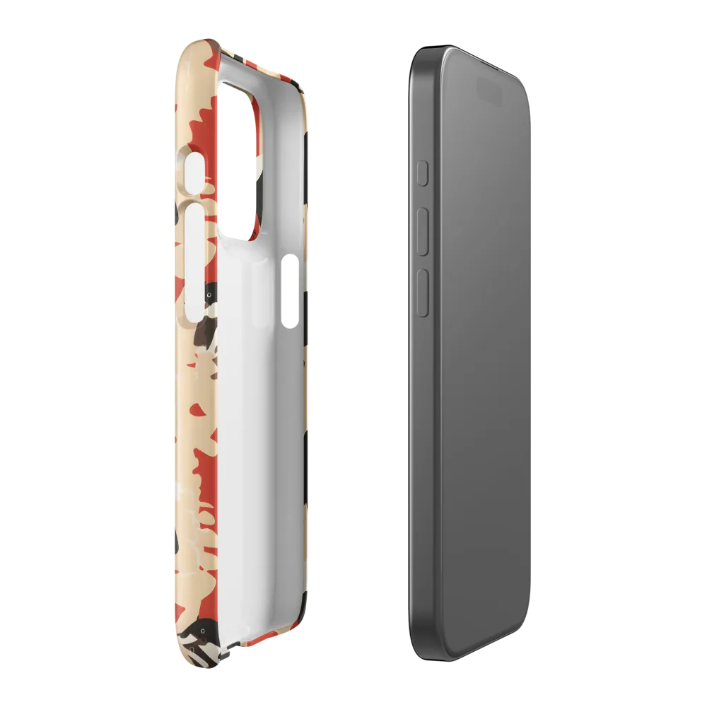 Wildlife Pattern: The Badger Tale | Phone Case |  15 Pro | Snap Case | Glossy