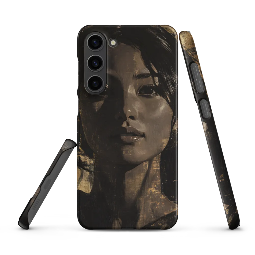 Golden Gaze: A Contemporary Portrait