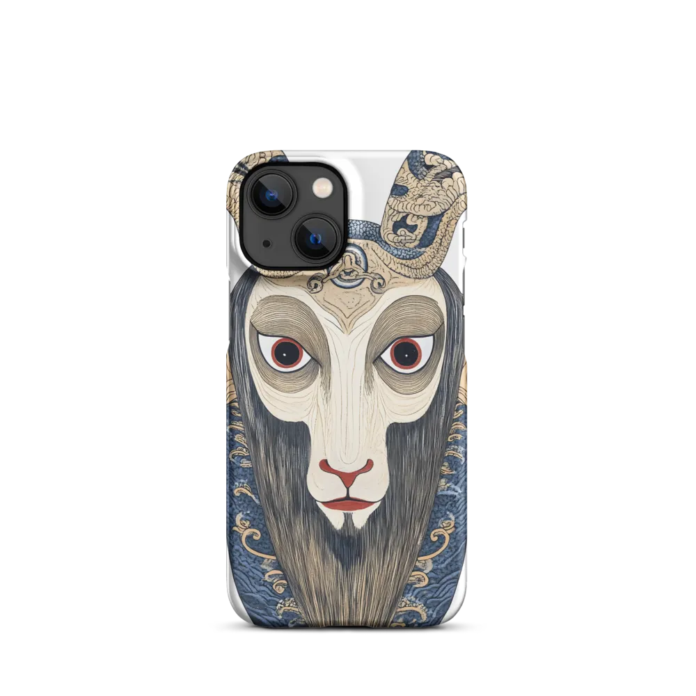 Ethereal Gaze of the Ram | Phone Case |  13 Mini | Snap Case | Matte