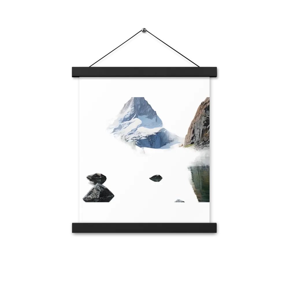 Reflections of Serenity | Poster With Black Wood Hanger | 11″×14″