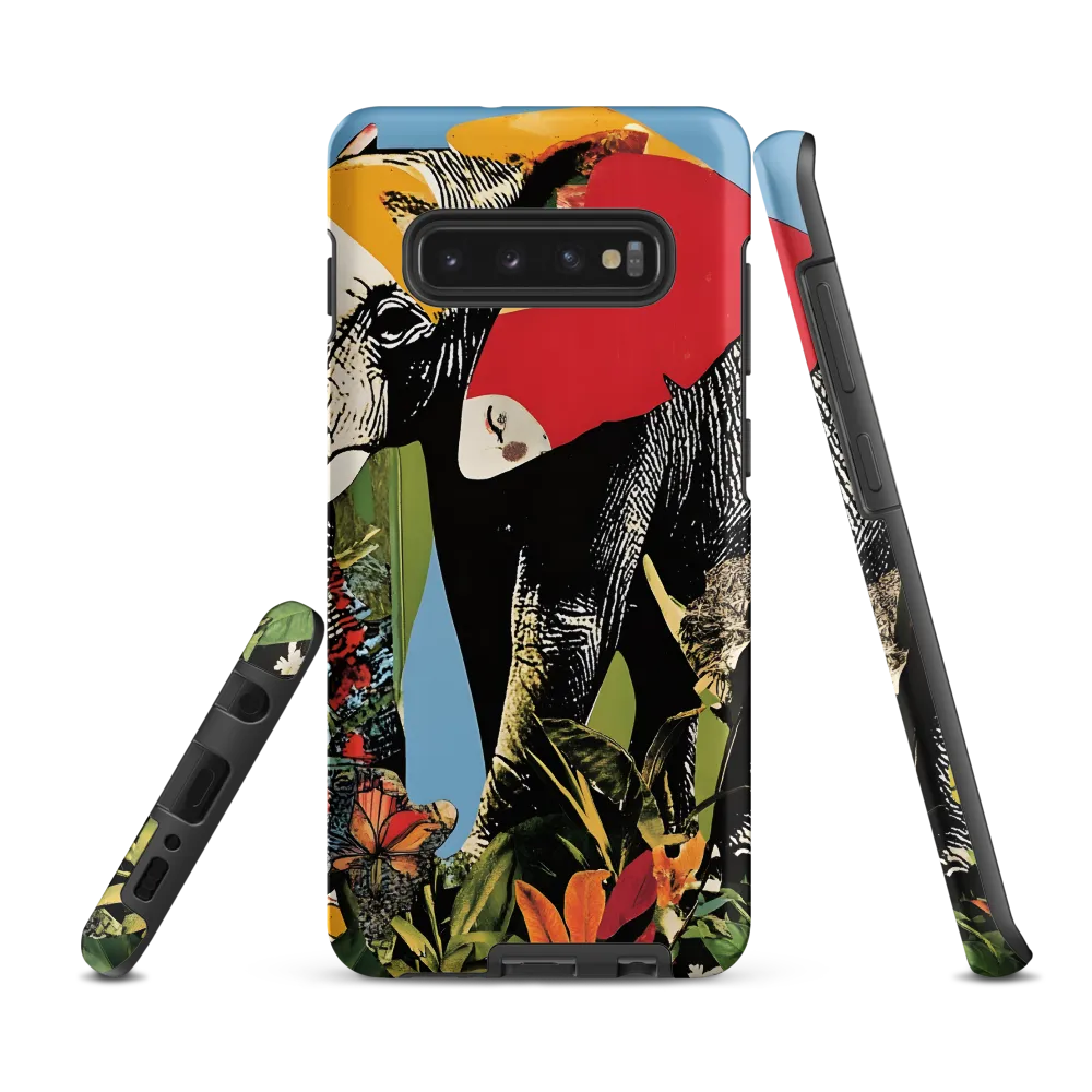 Harmony of Nature: The Elephant's Embrace | Phone Case |  S10 Plus | Tough Case | Matte