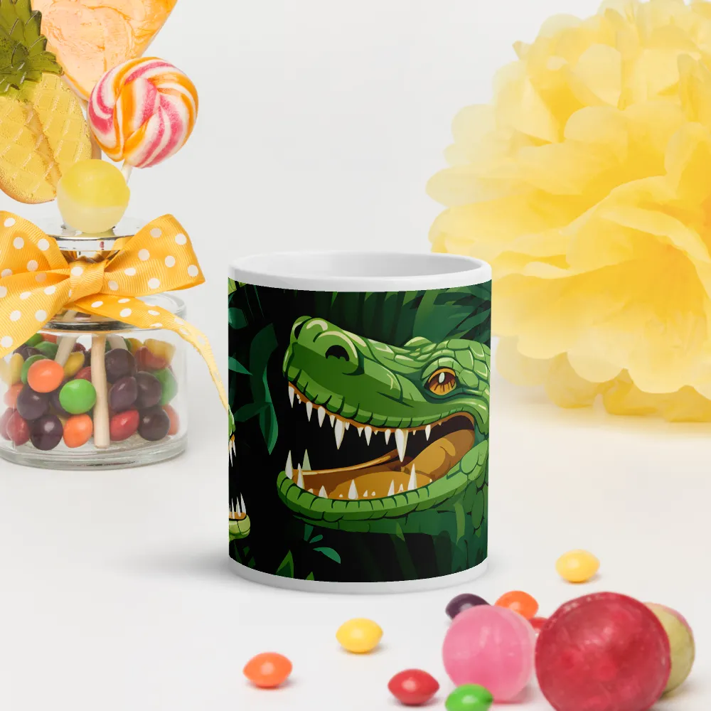 Fierce Crocodilian Medley | Mugs | Multiple Sizes & Colors