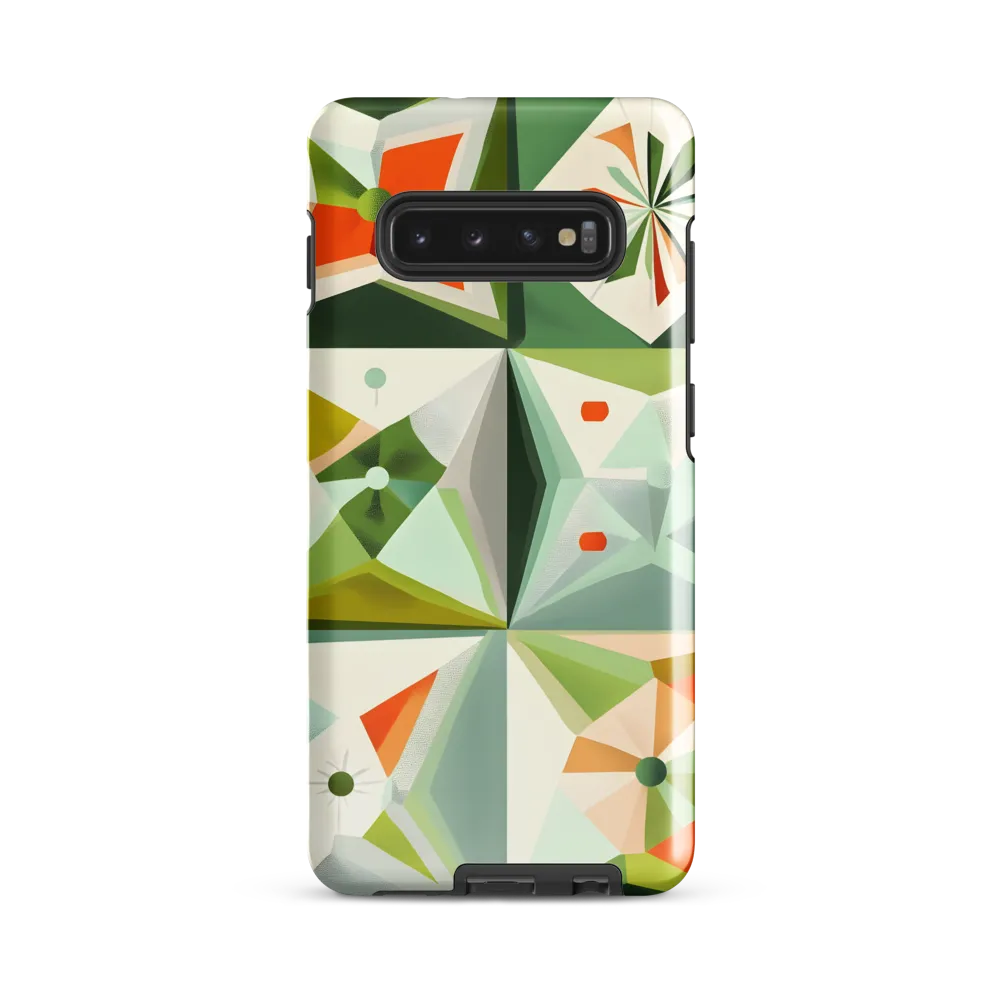 Harmonic Geometric Symphony | Phone Case |  S10 Plus | Tough Case | Glossy