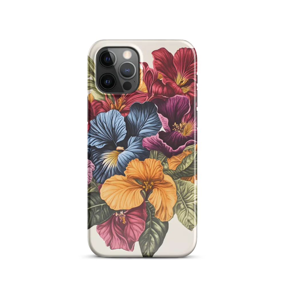 Floral Symphony in Color | Phone Case |  12 Pro | Snap Case | Glossy