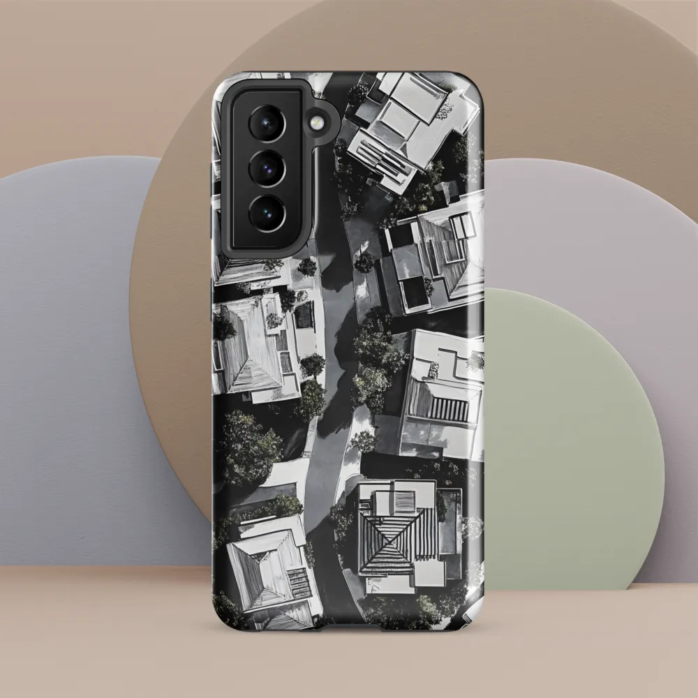Serenity in Structure | Phone Case |  S21 FE | Tough Case | Glossy