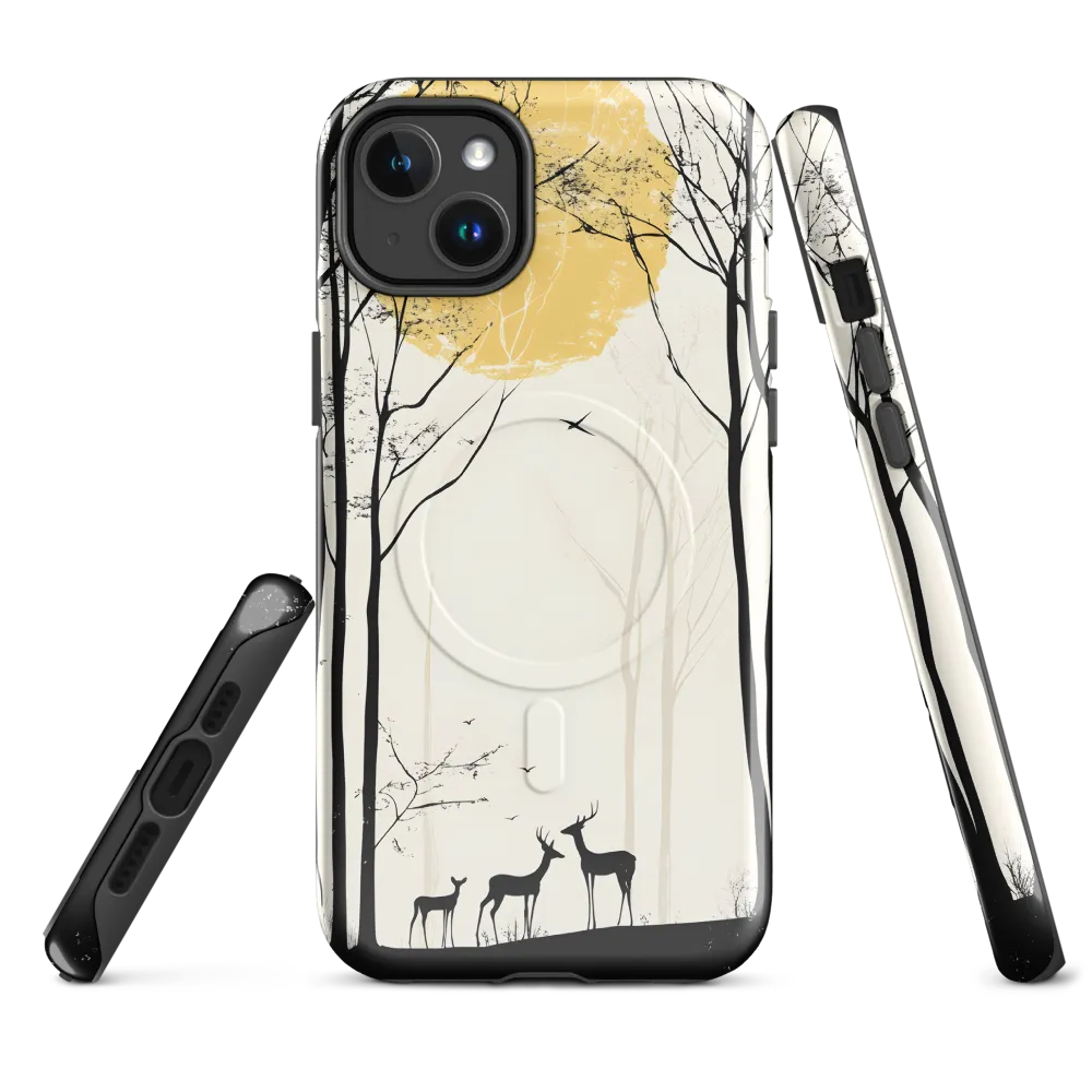 Silhouetted Serenity | Phone Case |  14 Plus | MagSafe® Tough Case | Glossy