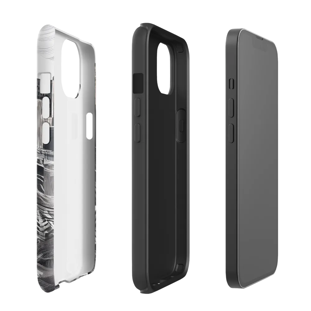 Urban Rhythm in Black and White | Phone Case |  13 | Tough Case | Matte