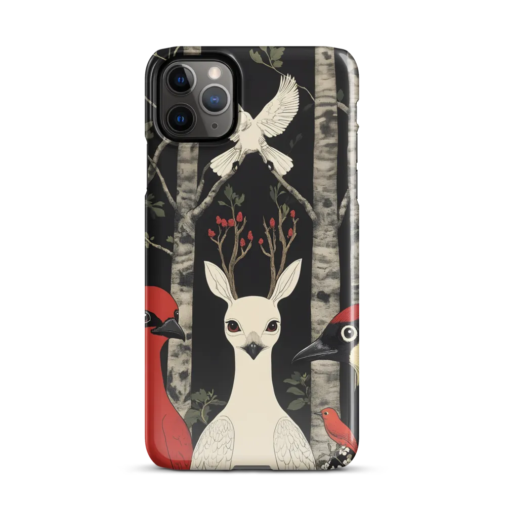 Whimsical Gathering: A Dance of Birds | Phone Case |  11 Pro Max | Snap Case | Glossy